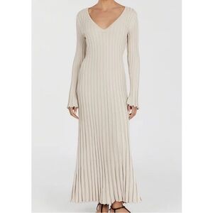 DISSH Reign Stone Long Sleeve Knit Midi Dress Size XS